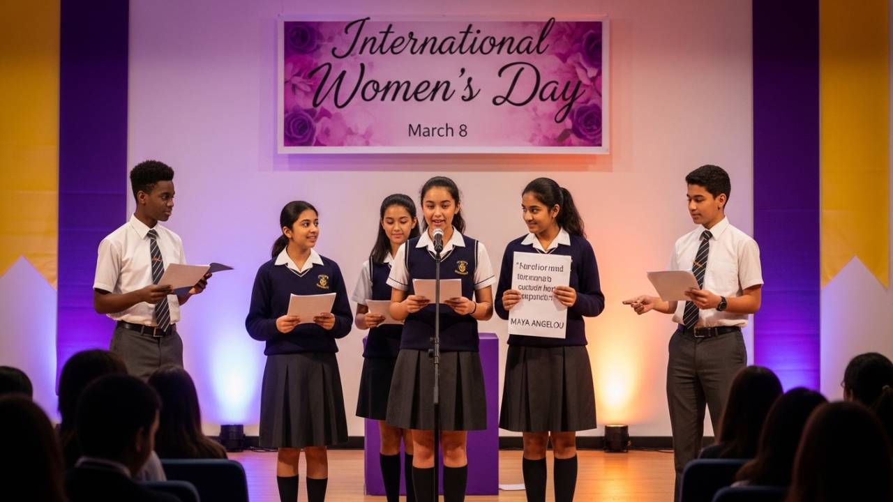 Anchoring Script for International Women's Day — School Morning Assembly