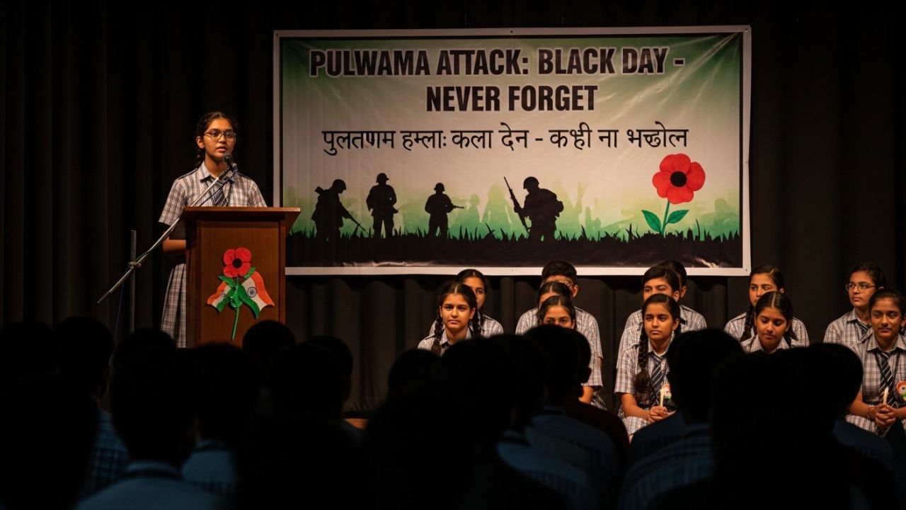 Best Pulwama Attack Black Day Speech for School Students