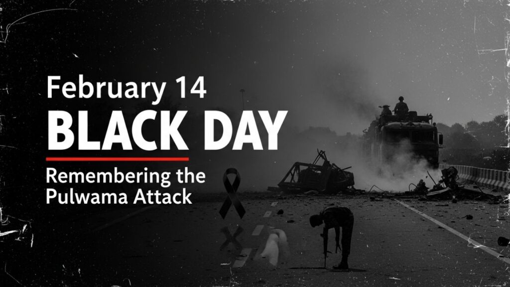 February 14 Black Day Remembering the Pulwama Attack