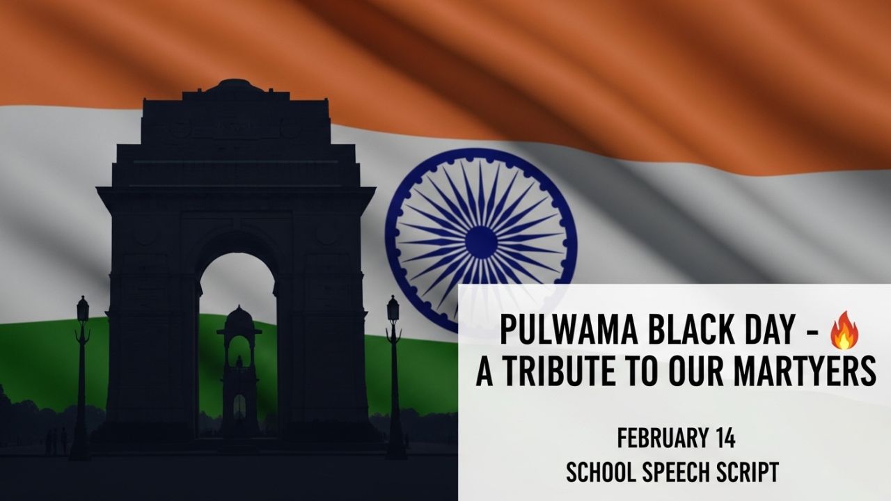 Pulwama Black Day Tribute — CRPF Martyrs Remembrance February 14