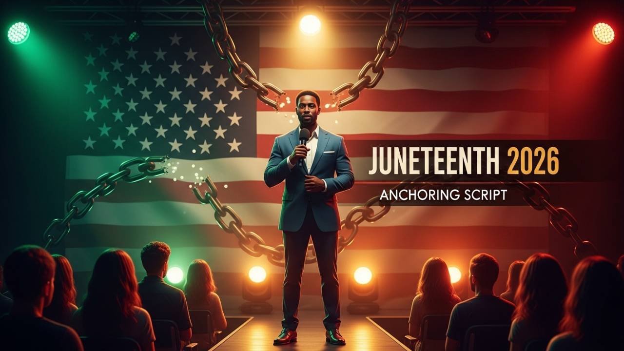Juneteenth 2026 Anchoring Script in English