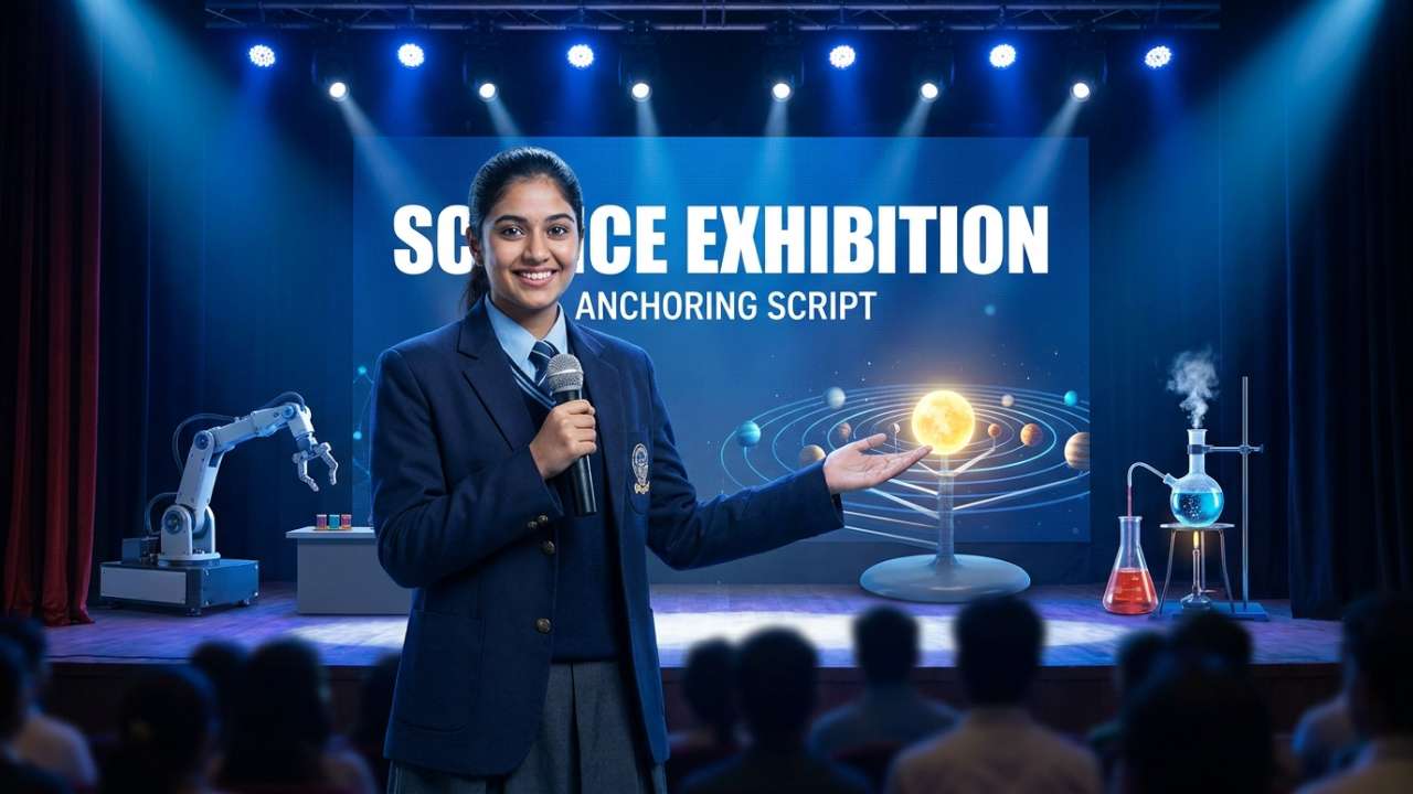 Science Exhibition Anchoring Script in English