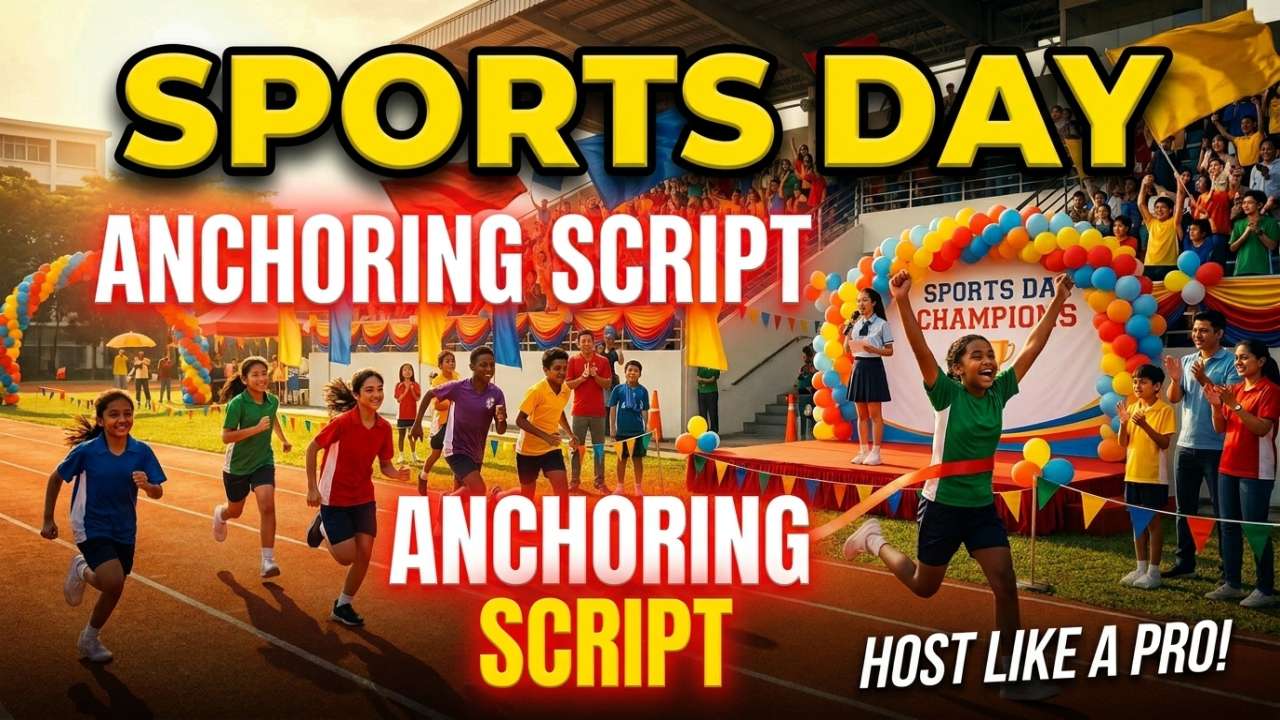 Sports Day Anchoring Script
