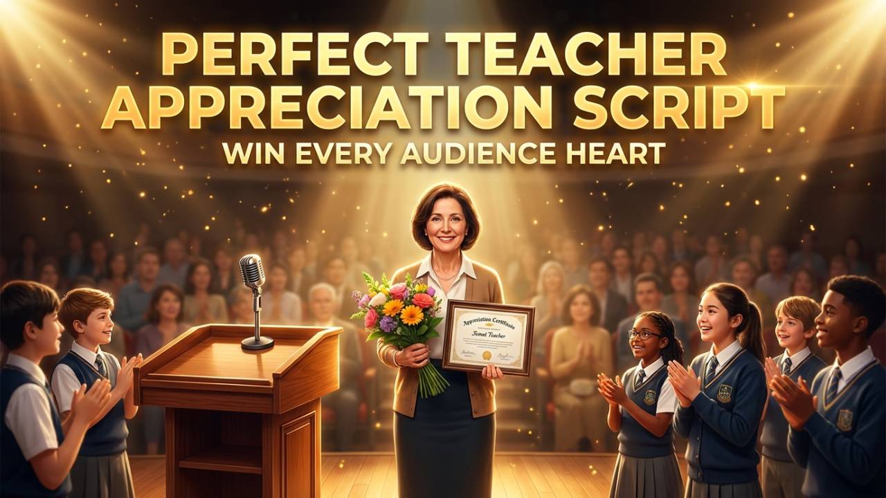 What Makes a Good Teacher Appreciation Script