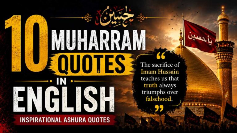 10 Muharram Quotes in English
