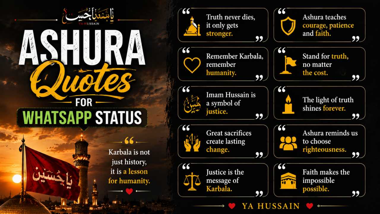 Ashura Quotes for WhatsApp Status
