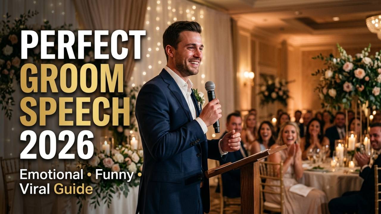 Groom Wedding Speech 2026