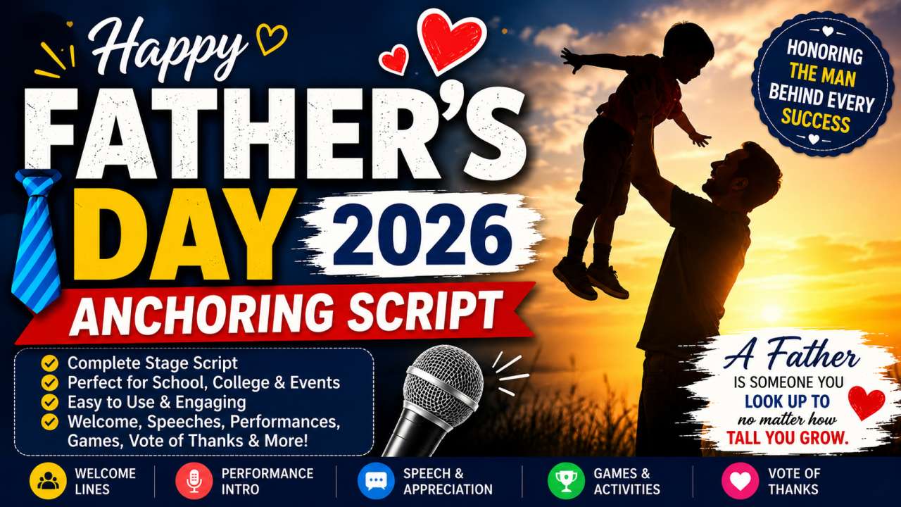 Happy Father's Day 2026 Anchoring Script