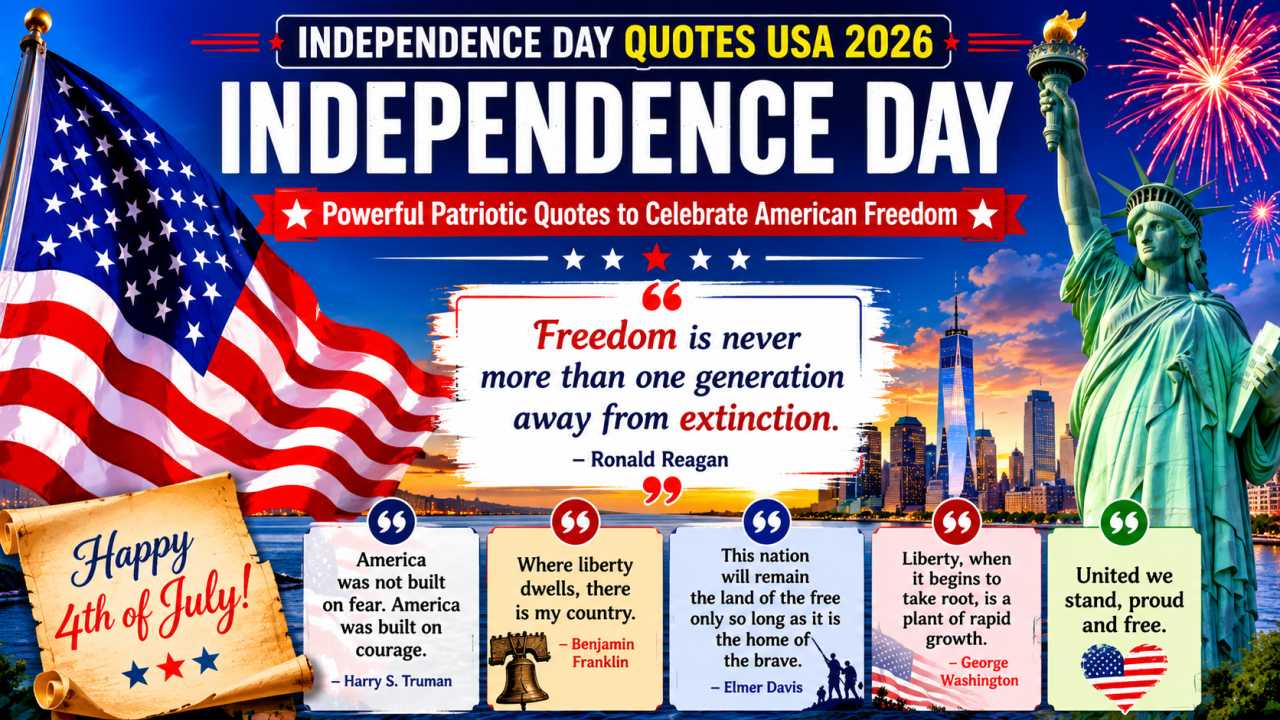 Independence Day Quotes USA 2026