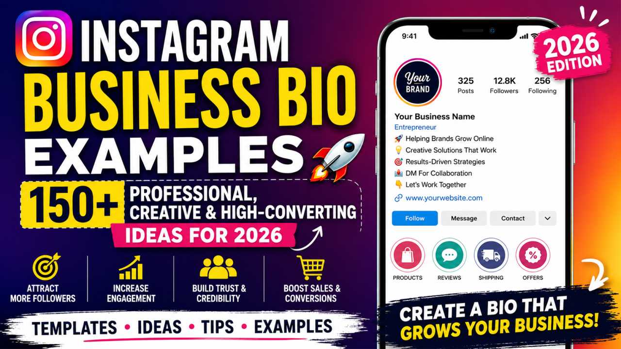 Instagram Business Bio Examples