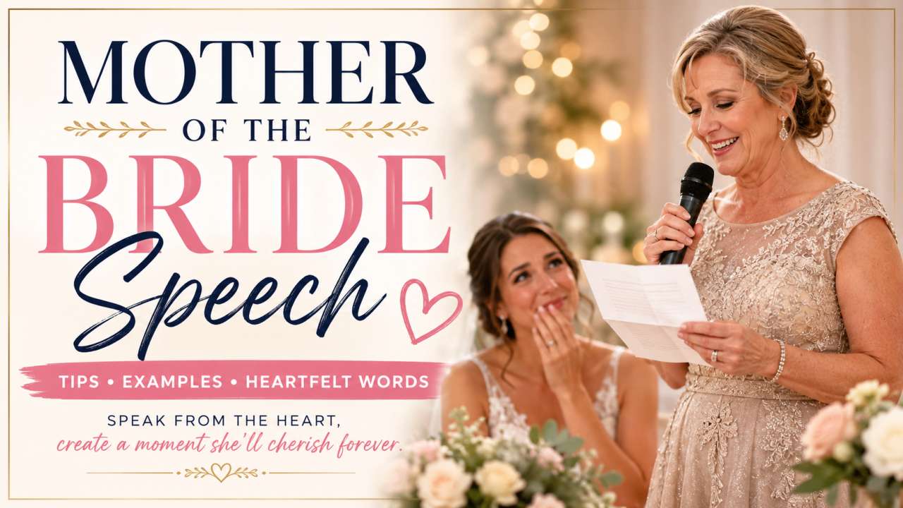 Mother of the Bride Speech