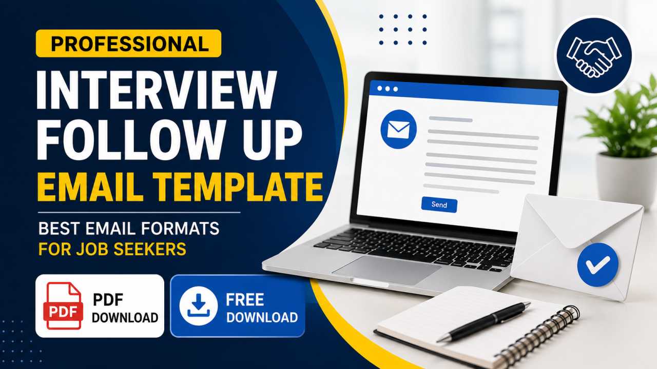 Professional Interview Follow Up Emai