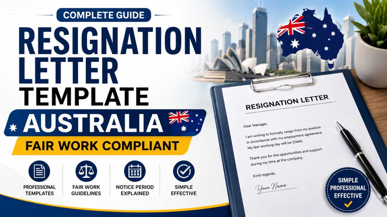 Resignation Letter Template Australia Fair Work