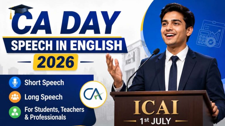 CA Day Speech in English 2026